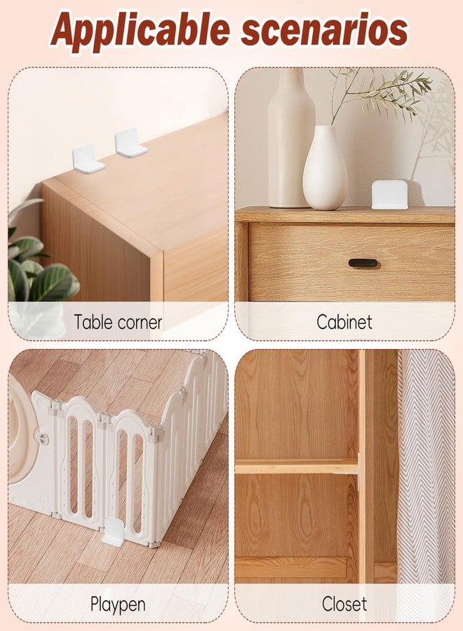 TOPPERFUN 4Pcs Kids Playpen Reinforcement Playpen Stand Playpen Parts Anti-Slip Playpen Stabilizer Playpen Holder Playpen Support Safety Baffles - Image 3
